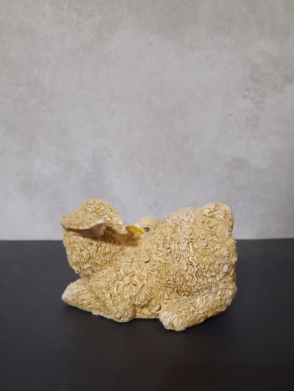 Beige Bunny Figurine with Decorative Egg - Picture 4 of 7